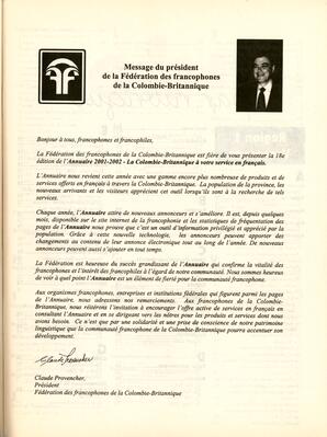   ANNUAIRE - FFCB, 2001   , page 5