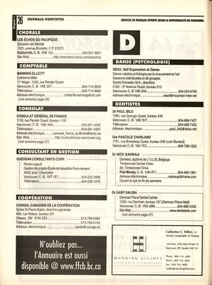  ANNUAIRE - FFCB, 2001   , page 28