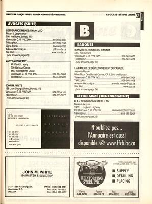   ANNUAIRE - FFCB, 2001   , page 25