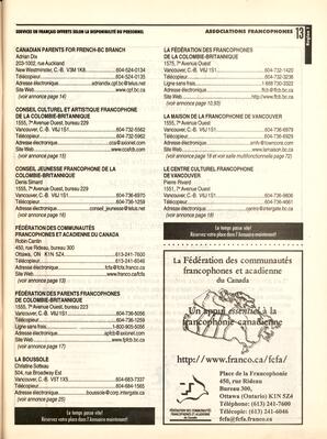   ANNUAIRE - FFCB, 2001   , page 15