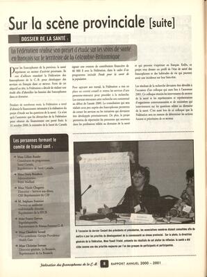   ANNUAIRE - FFCB, 2001   , page 112