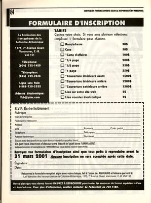   ANNUAIRE - FFCB, 2000   , page 86