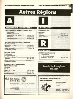   ANNUAIRE - FFCB, 2000   , page 85