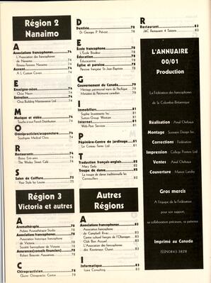   ANNUAIRE - FFCB, 2000   , page 8