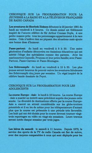   DANS L'CADRE, 1990   , page 13