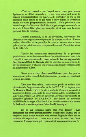   DANS L'CADRE, 1990   , page 5