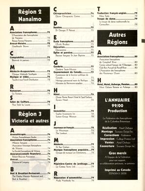   ANNUAIRE - FFCB, 1999   , page 8