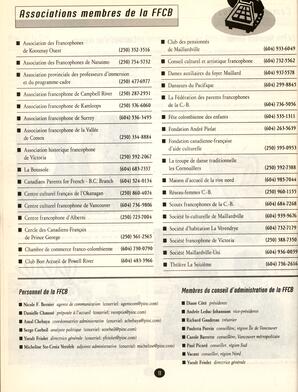   ANNUAIRE - FFCB, 1999   , page 104