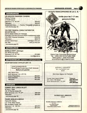  ANNUAIRE - FFCB, 1998   , page 21