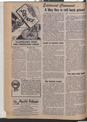   The Pacific Tribune - Friday, May 3, 1974   , page 4