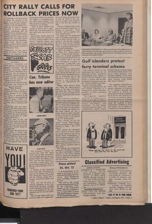   The Pacific Tribune - Friday, October 5, 1973   , page 11