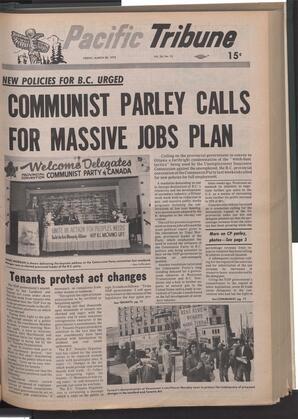   The Pacific Tribune - Friday, March 30, 1973   , page 1