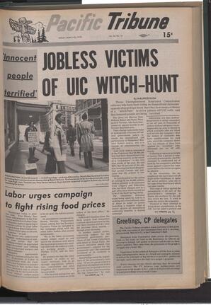  The Pacific Tribune - Friday, March 23, 1973   , page 1