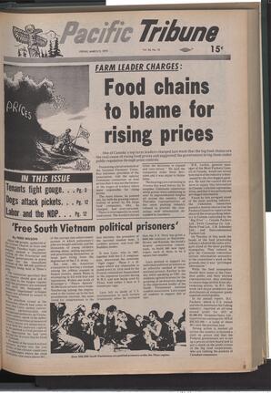   The Pacific Tribune - Friday, March 9, 1973   , page 1