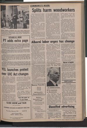   The Pacific Tribune - Friday, February 9, 1973   , page 11