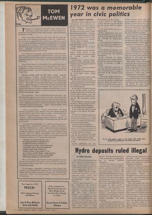   The Pacific Tribune - Friday, January 5, 1973   , page 2