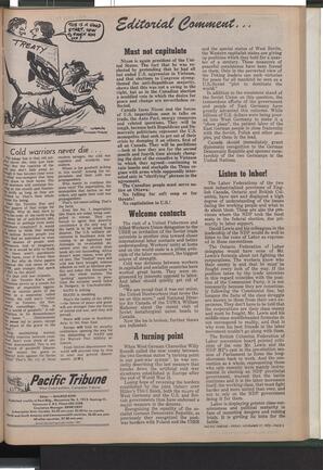   The Pacific Tribune - Friday, November 17, 1972   , page 3