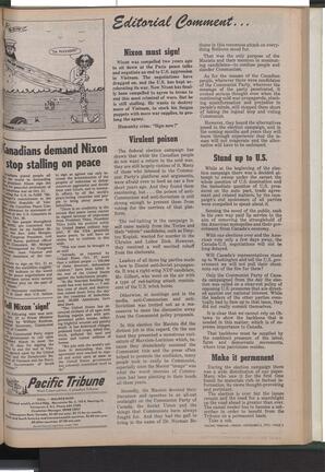   The Pacific Tribune - Friday, November 3, 1972   , page 3