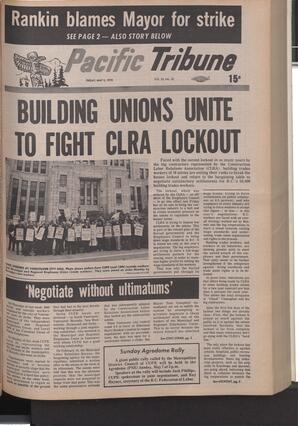   The Pacific Tribune - Friday, May 5, 1972   , page 1