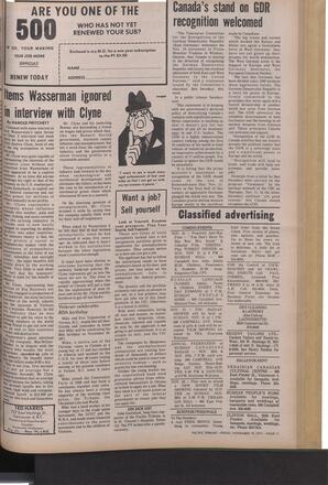   The Pacific Tribune - Friday, November 19, 1971   , page 11