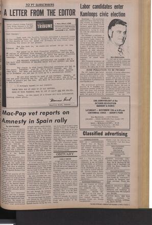   The Pacific Tribune - Friday, November 5, 1971   , page 11