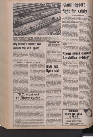   The Pacific Tribune - Friday, September 10, 1971   , page 12