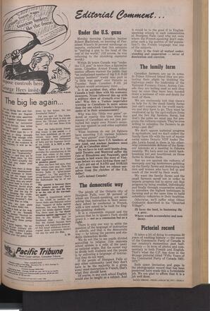   The Pacific Tribune - Friday, August 20, 1971   , page 3