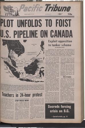   The Pacific Tribune - Friday, March 19, 1971   , page 1
