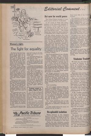   The Pacific Tribune - Friday, March 5, 1971   , page 4
