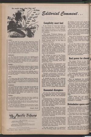   The Pacific Tribune - Friday, February 5, 1971   , page 4