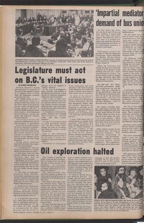   The Pacific Tribune - Friday, January 15, 1971   , page 12