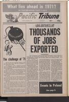 The Pacific Tribune - Thursday, December 31, 1970