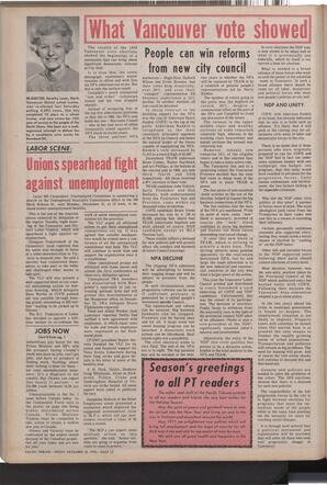   The Pacific Tribune - Friday, December 18, 1970   , page 12
