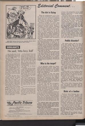   The Pacific Tribune - Friday, November 20, 1970   , page 4