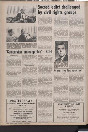   The Pacific Tribune - Friday, November 6, 1970   , page 12