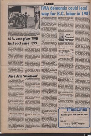   The Pacific Tribune - Friday, March 27, 1981   , page 12