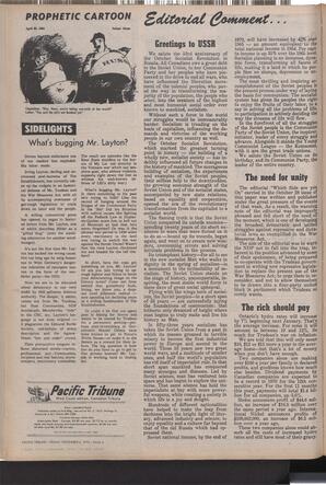   The Pacific Tribune - Friday, November 6, 1970   , page 4