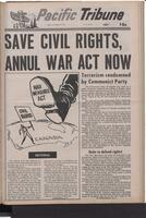 The Pacific Tribune - Friday, October 23, 1970