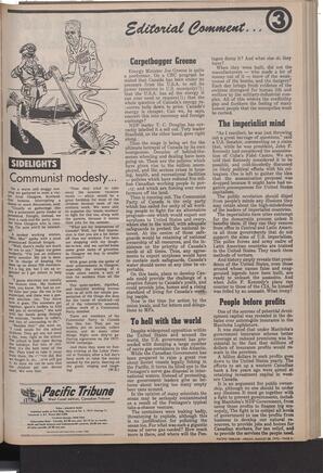   The Pacific Tribune - Friday, August 28, 1970   , page 3