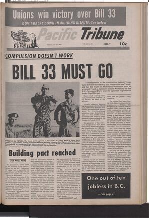   The Pacific Tribune - Friday, July 24, 1970   , page 1