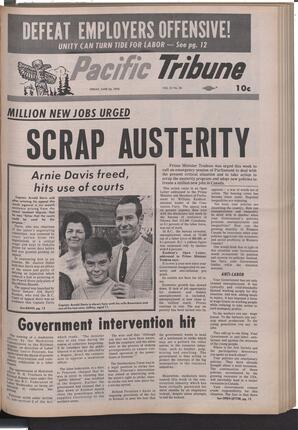   The Pacific Tribune - Friday, June 26, 1970   , page 1