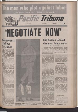   The Pacific Tribune - Friday, June 5, 1970   , page 1