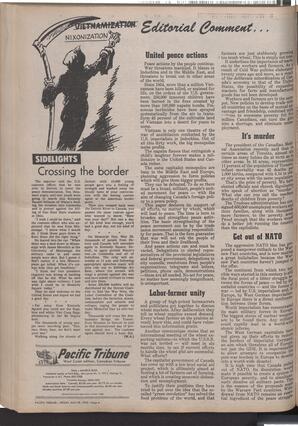   The Pacific Tribune - Friday, May 29, 1970   , page 4