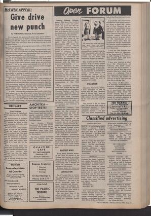   The Pacific Tribune - Friday, May 15, 1970   , page 11