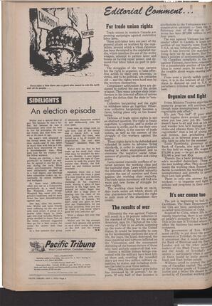   The Pacific Tribune - Friday, May 1, 1970   , page 4