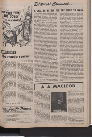   The Pacific Tribune - Friday, March 20, 1970   , page 3
