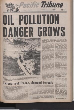   The Pacific Tribune - Friday, March 13, 1970   , page 1