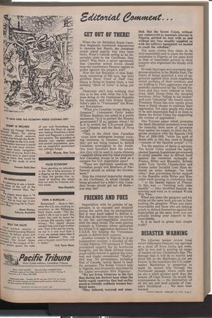   The Pacific Tribune - Friday, February 13, 1970   , page 3