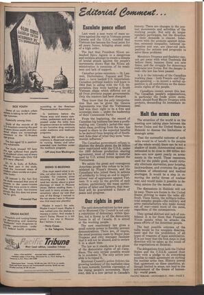   The Pacific Tribune - Friday, November 21, 1969   , page 3