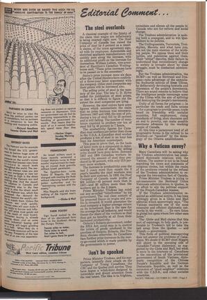   The Pacific Tribune - Friday, October 31, 1969   , page 3